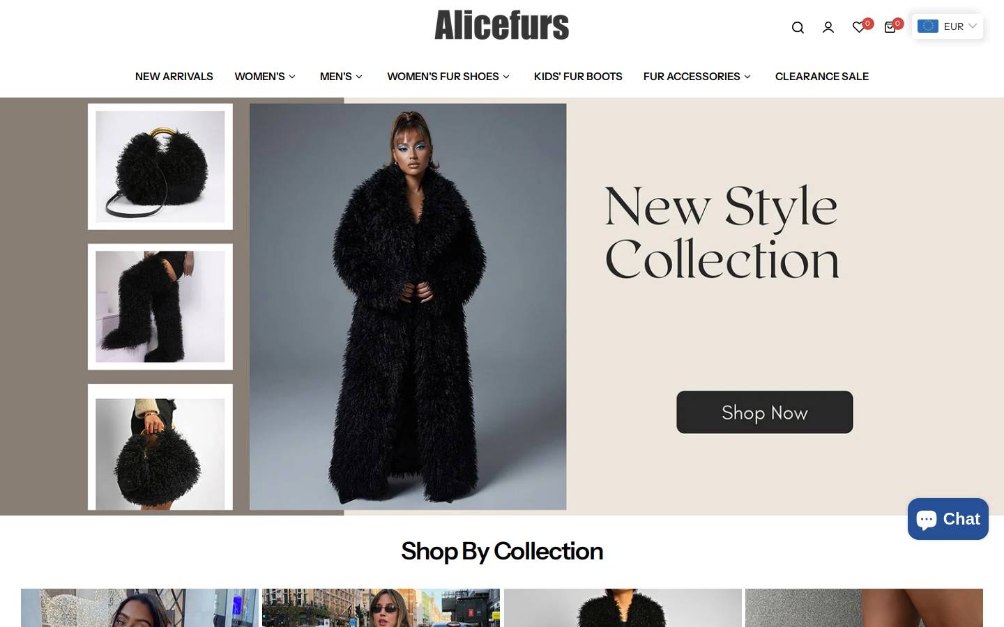 Alicefurs homepage screenshot
