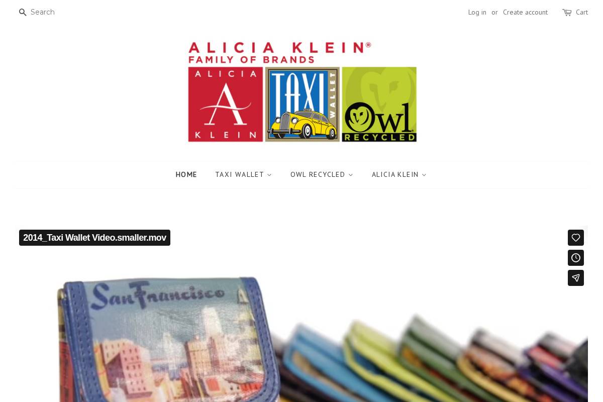aliciaklein.com homepage screenshot