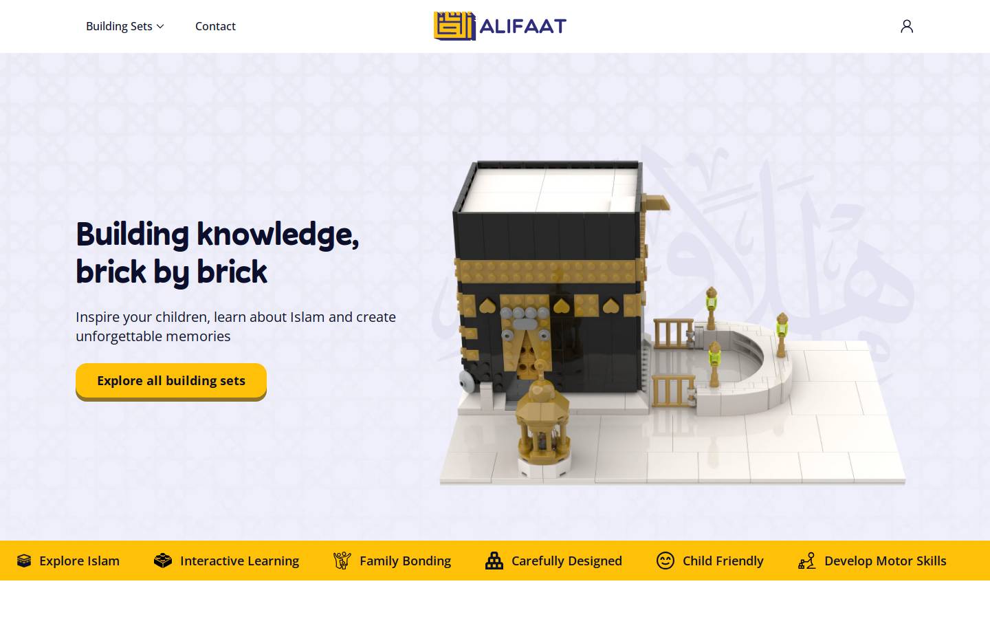 ALIFAAT homepage screenshot