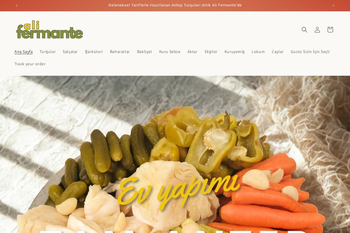 alifermante.com homepage screenshot