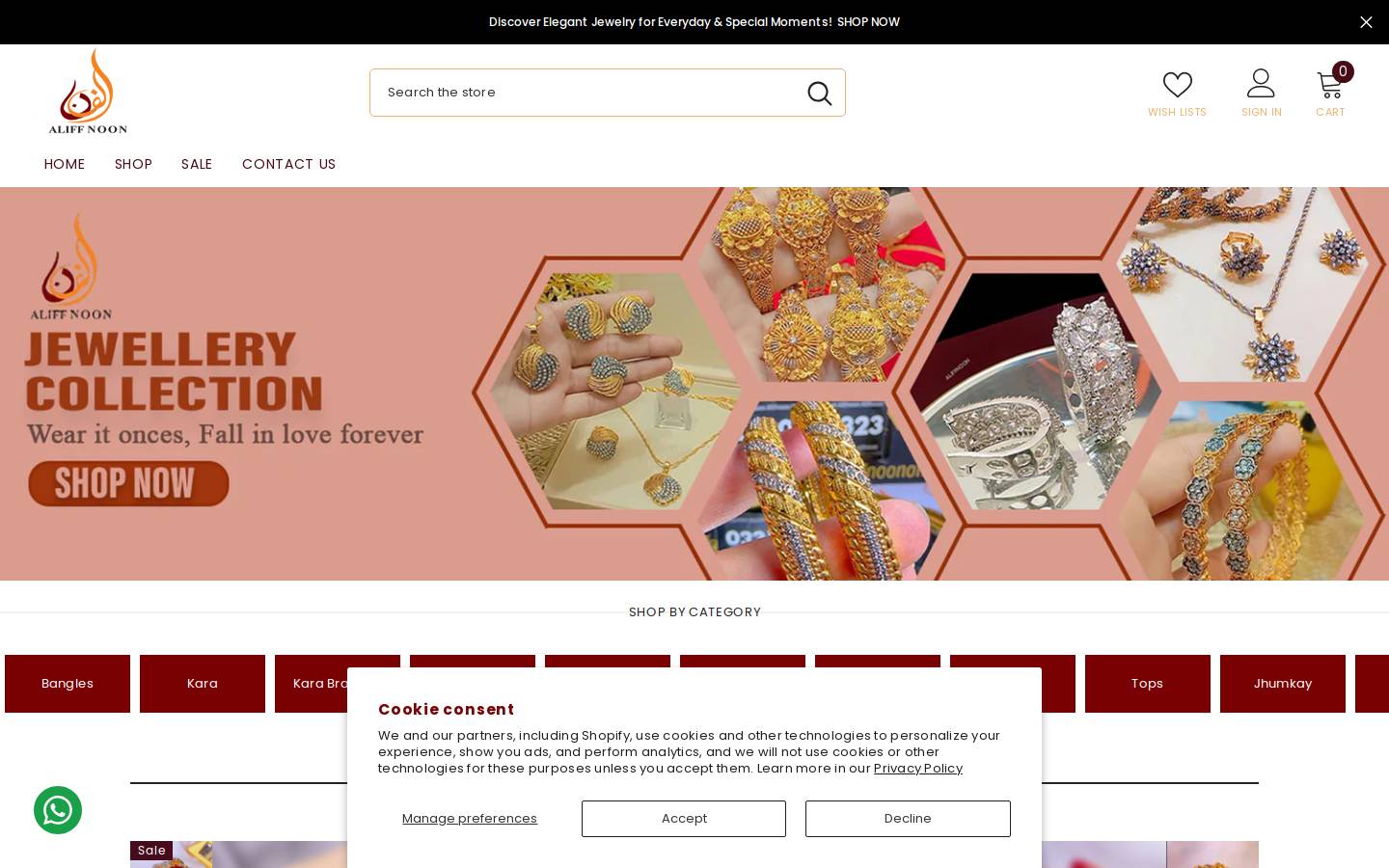 aliffnoon.com homepage screenshot