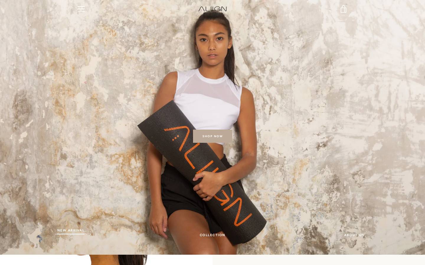alignactivewear.shop homepage screenshot