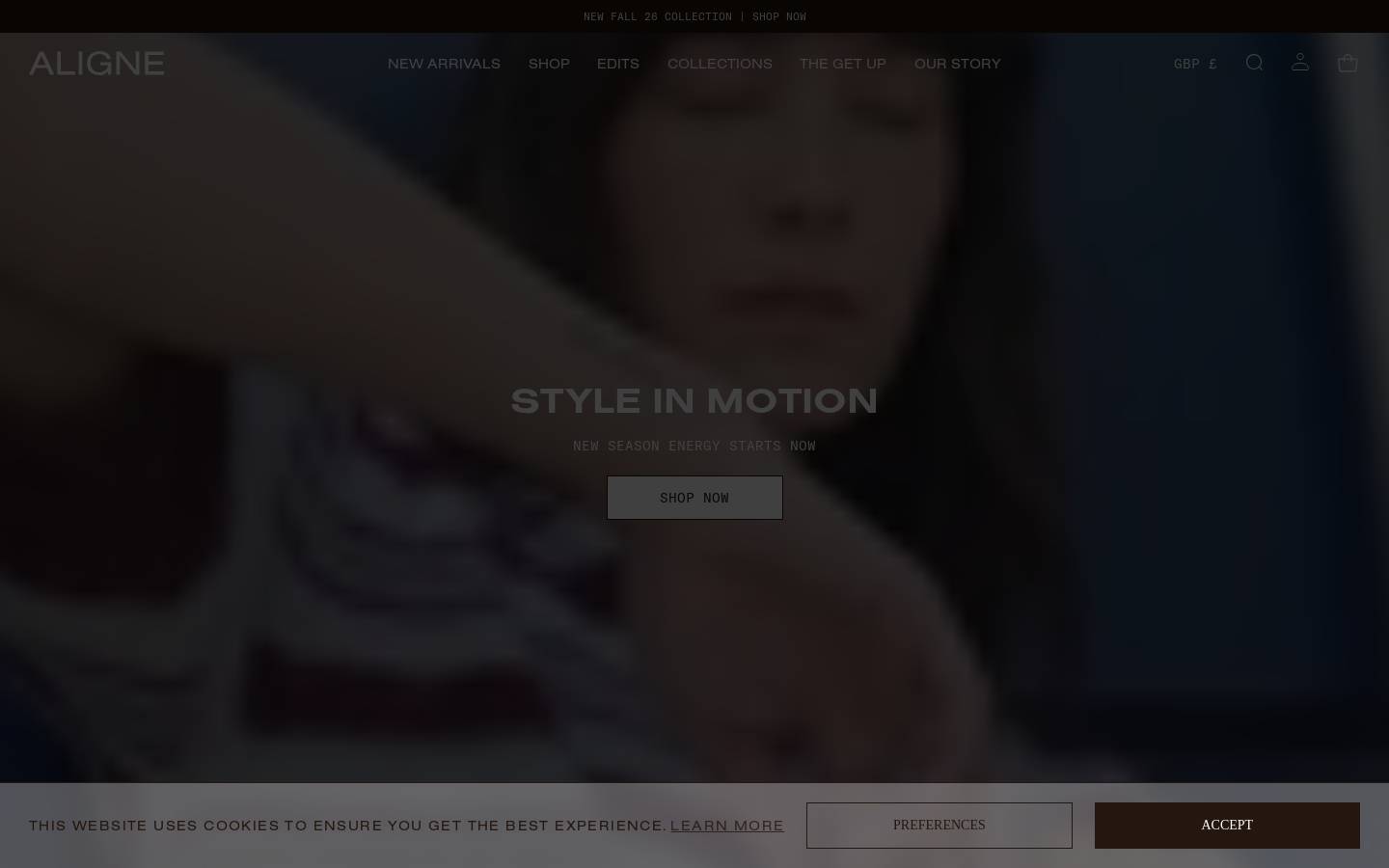 ALIGNE homepage screenshot
