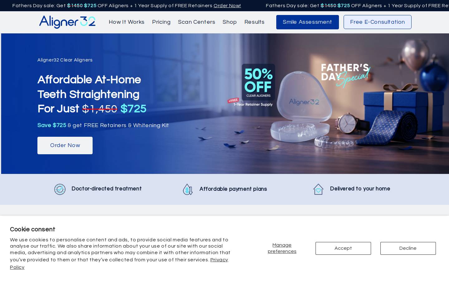 Aligner32 homepage screenshot