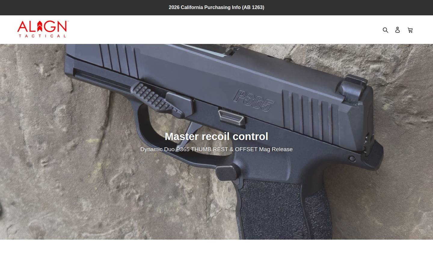 aligntactical.com homepage screenshot