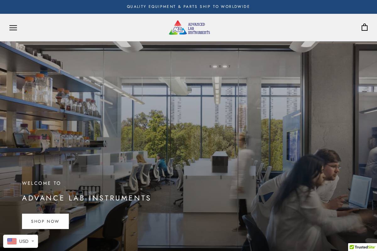 alihplc.com homepage screenshot