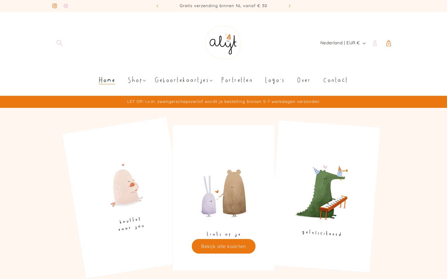 alijt.nl homepage screenshot