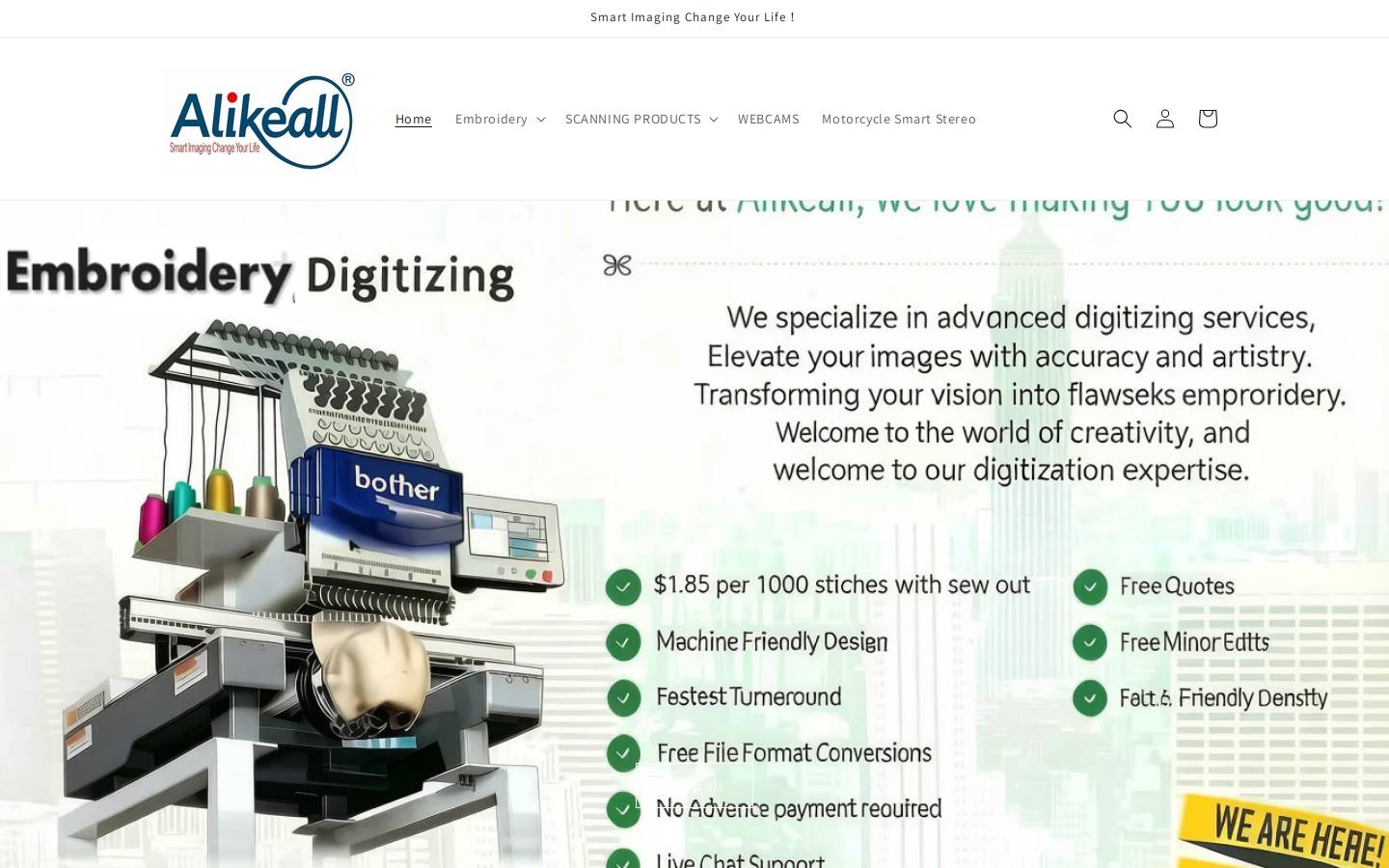 alikeall.com homepage screenshot