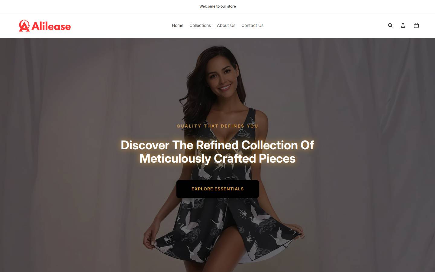 alilease.com homepage screenshot