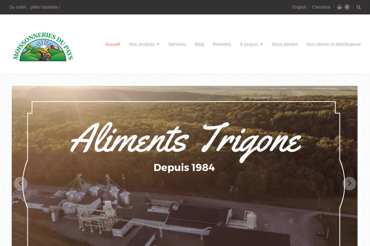 Horizon Nature - Division Trigone FR homepage screenshot