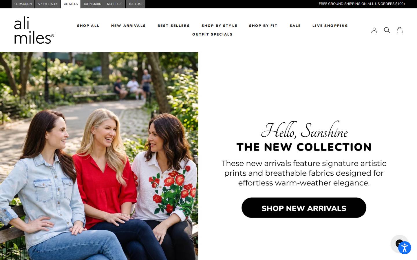 alimiles.com homepage screenshot