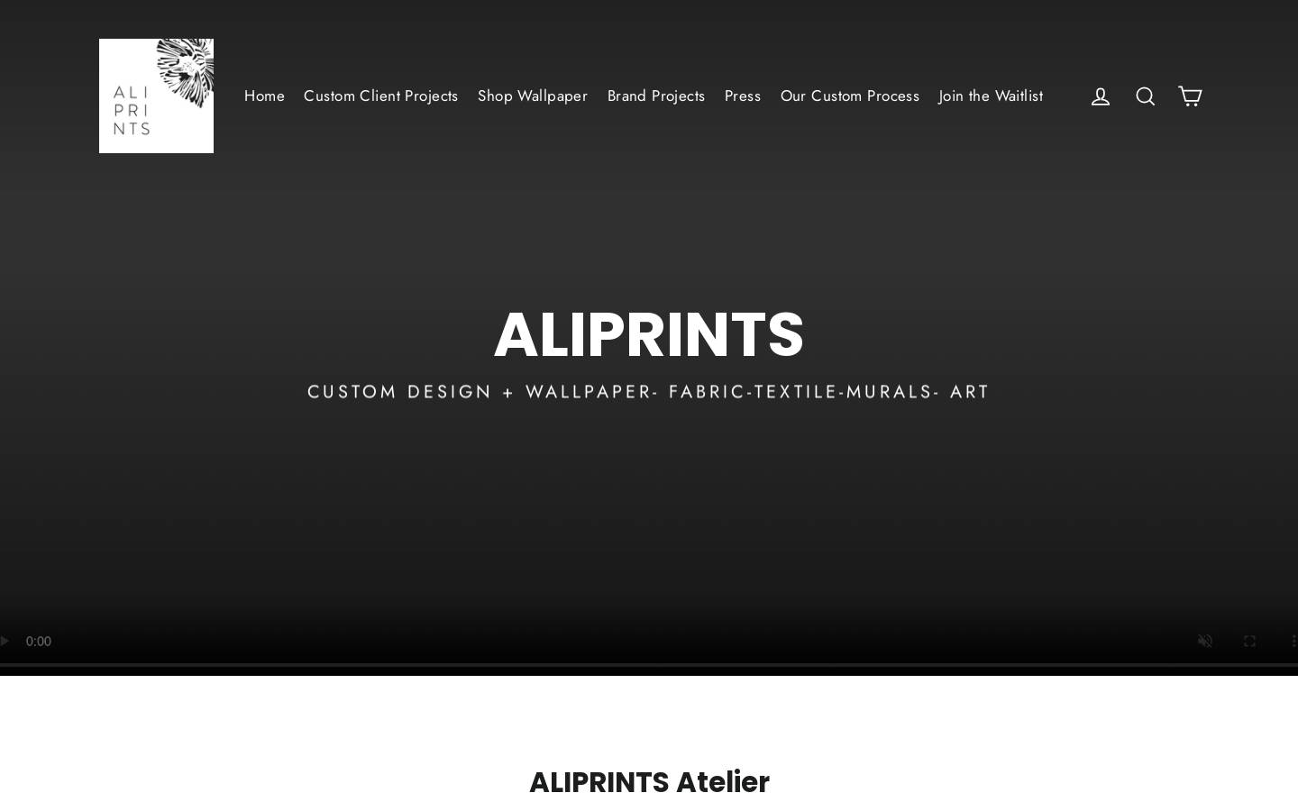 aliprints.com homepage screenshot