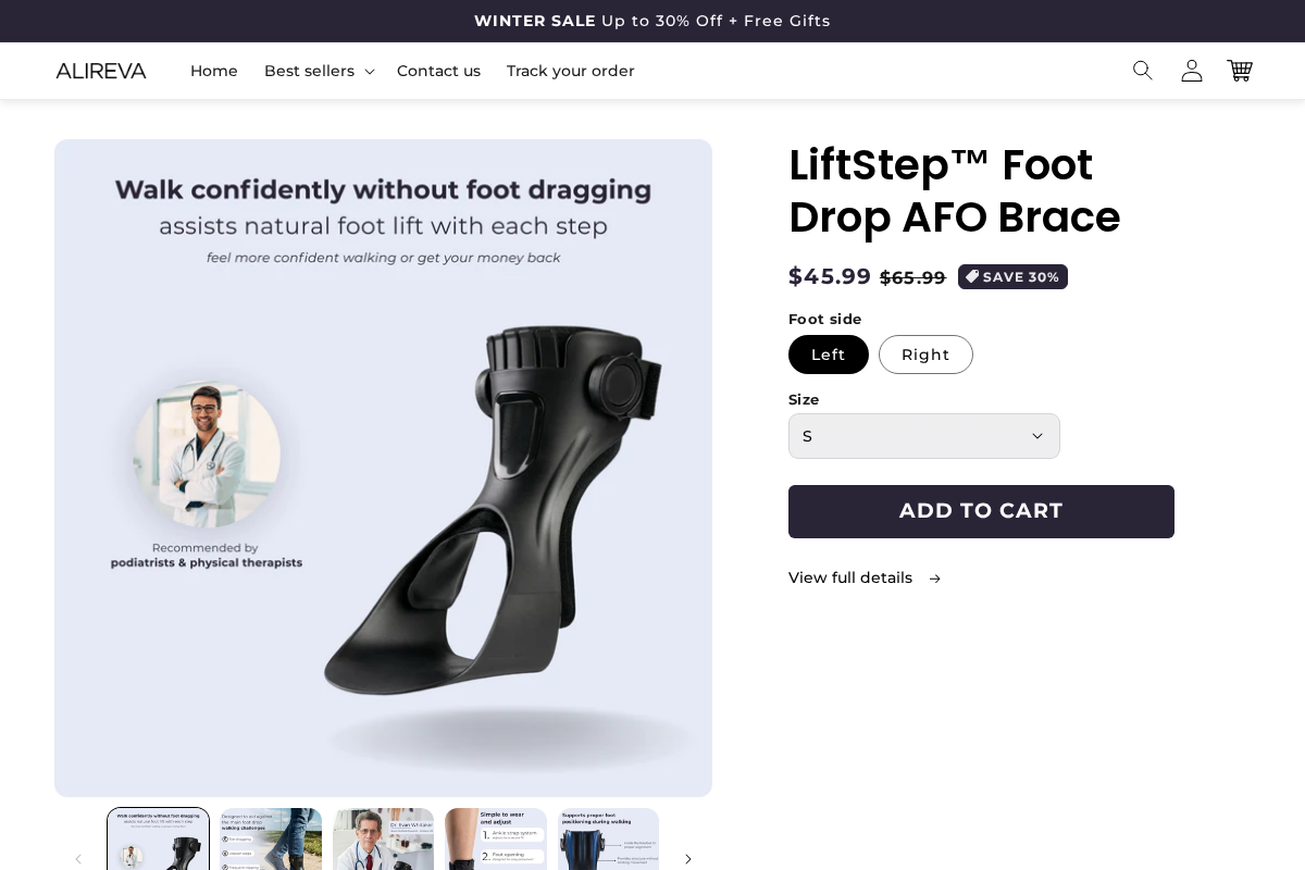 alireva homepage screenshot