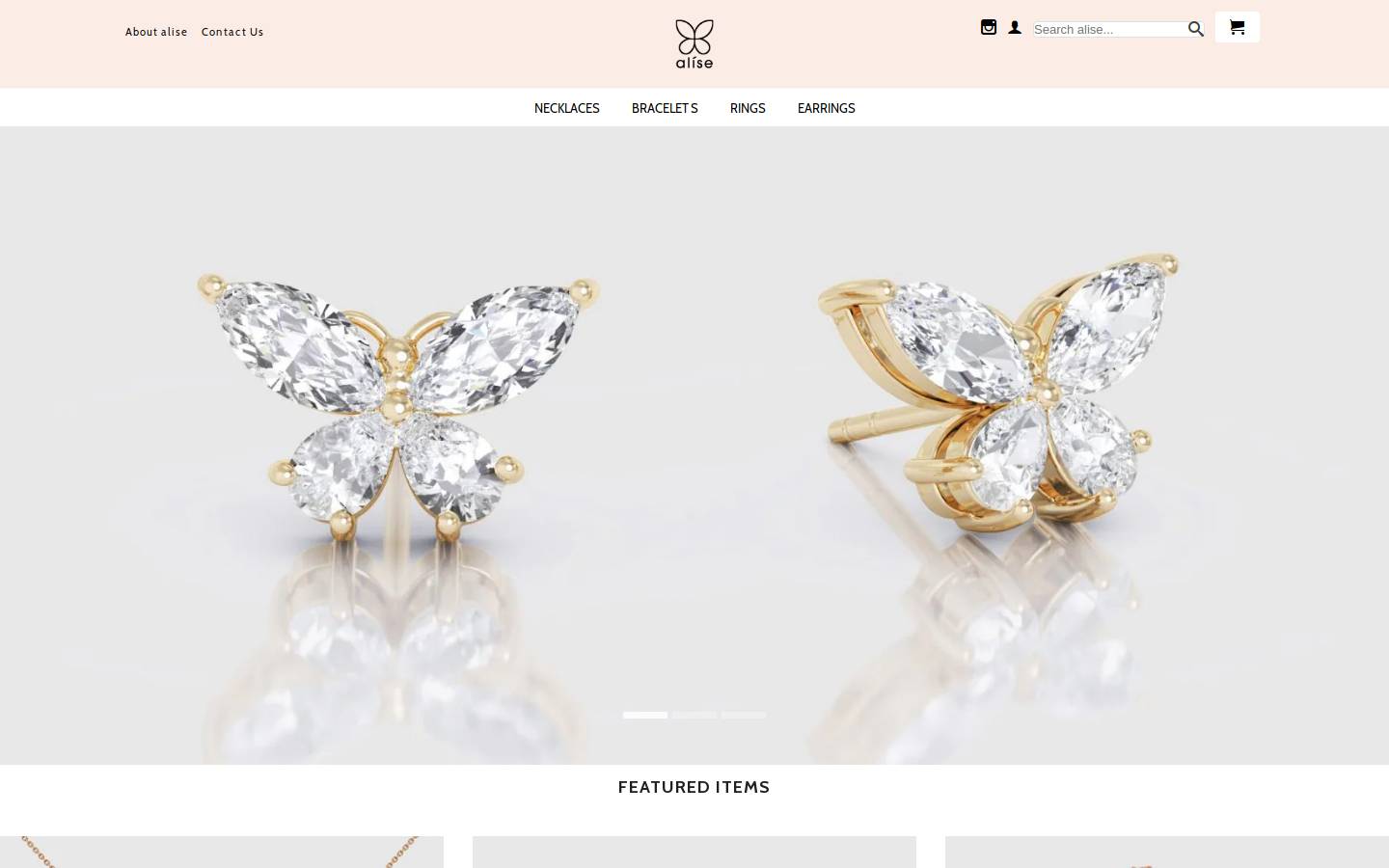 alise.co homepage screenshot