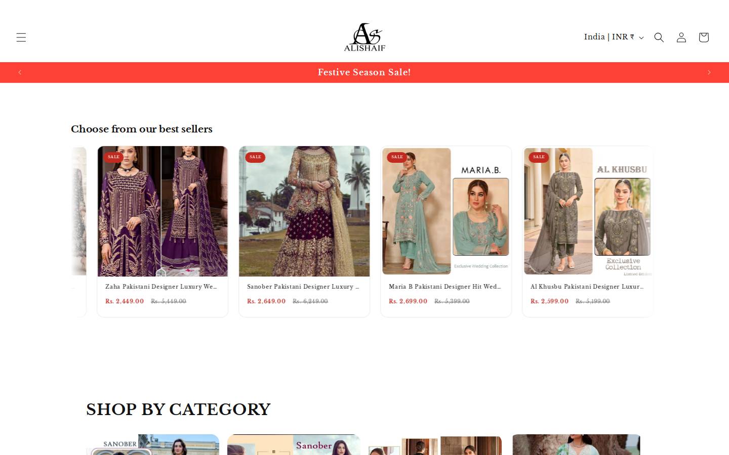 alishaif.com homepage screenshot