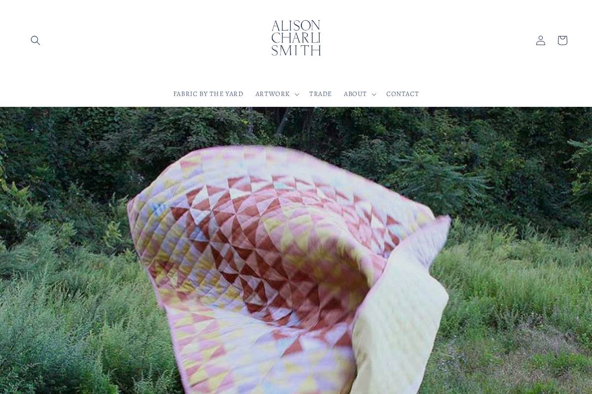 alisoncharlismith.com homepage screenshot