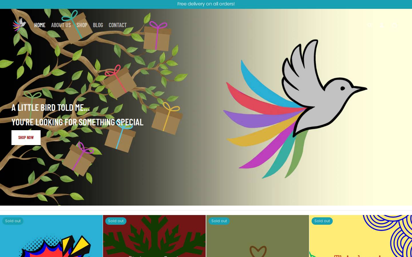 alittlebirdtoldme.co.uk homepage screenshot