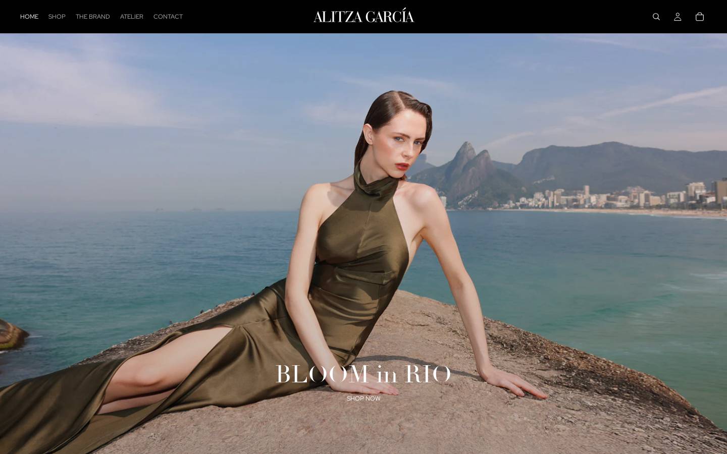 alitzagarcia.com homepage screenshot