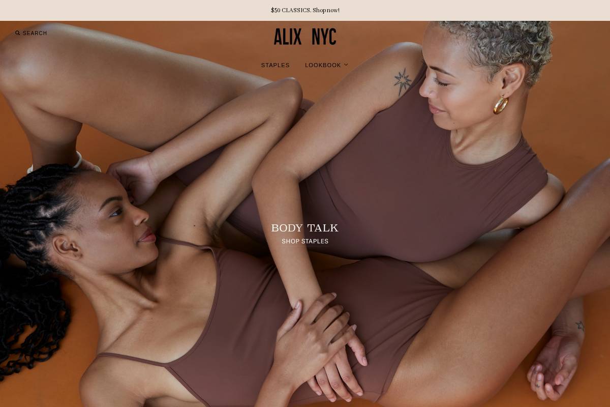 alixnyc.com homepage screenshot