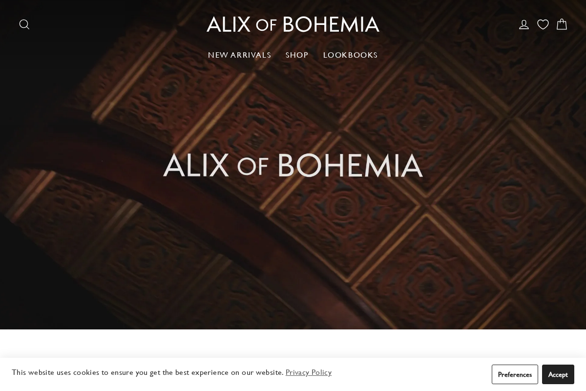 alixofbohemia.com homepage screenshot