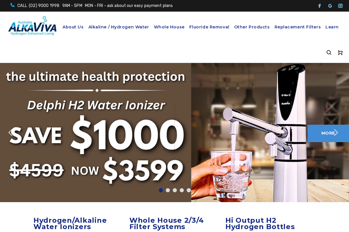 alkaviva.com homepage screenshot