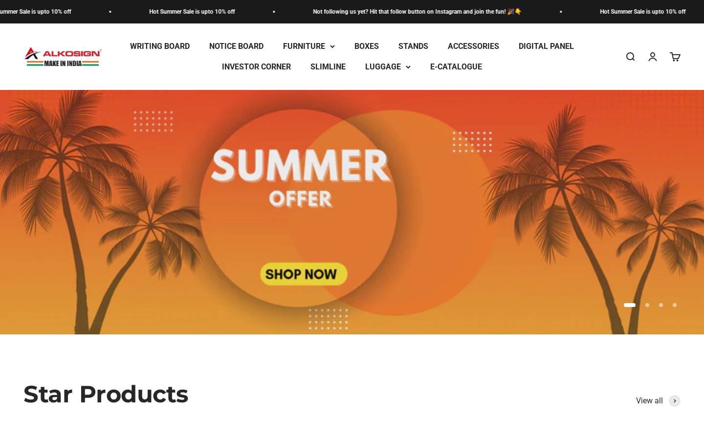 alkosign.com homepage screenshot