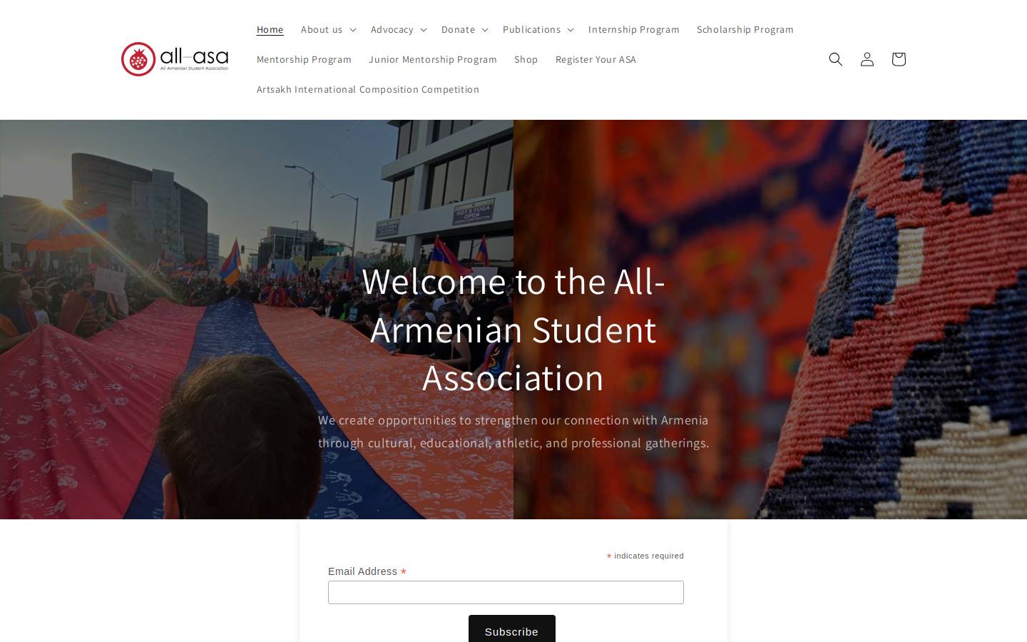 all-asa.org homepage screenshot