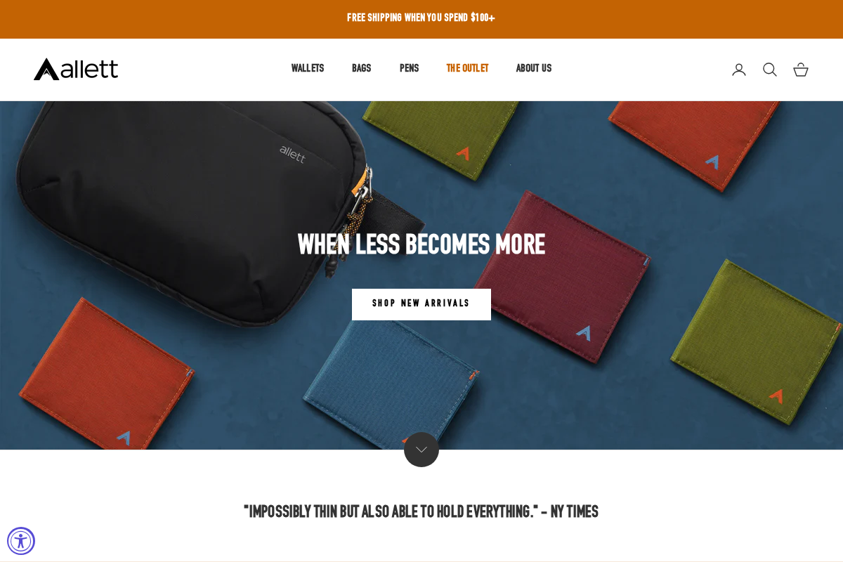 All-Ett homepage screenshot