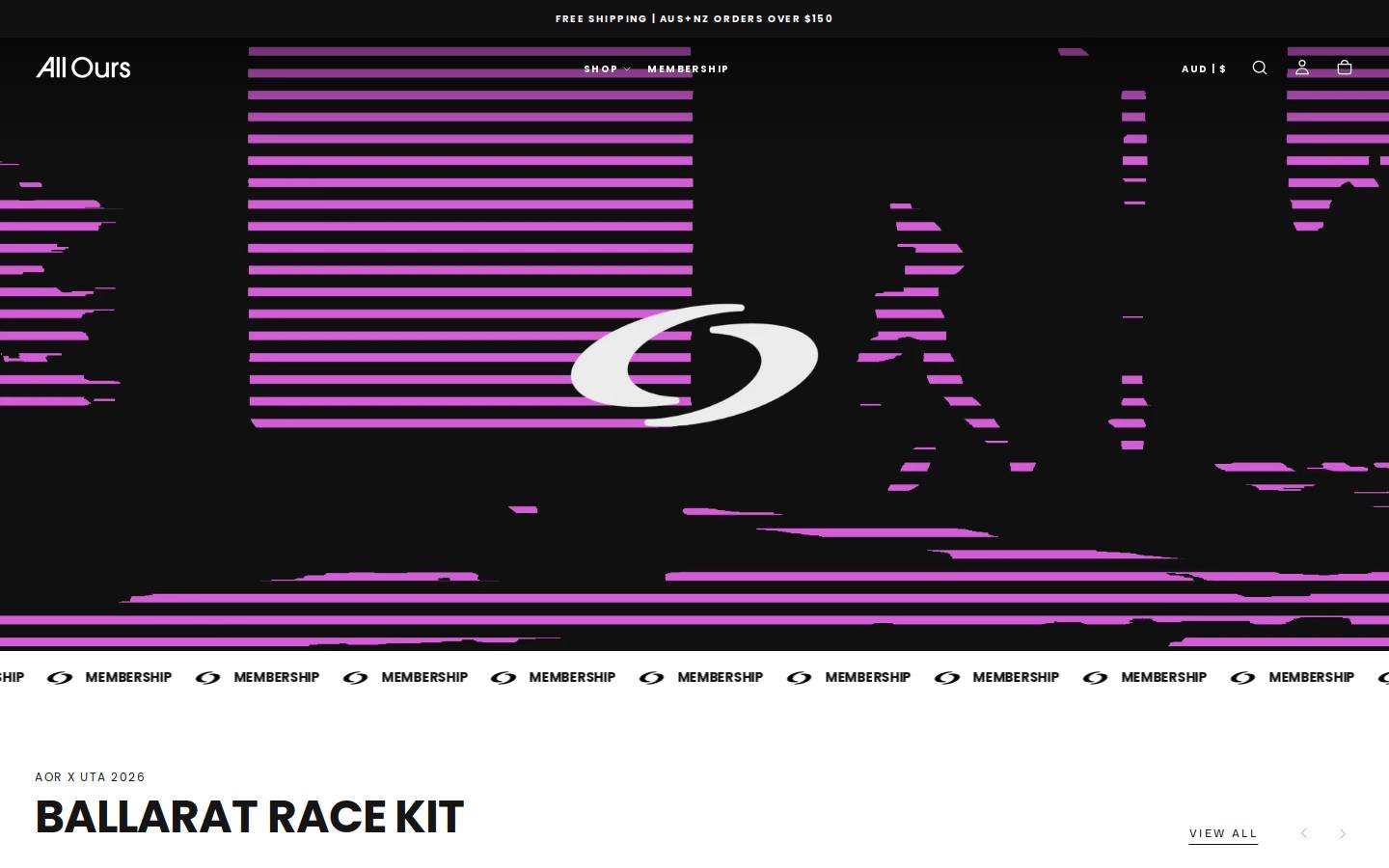 all-ours.com homepage screenshot