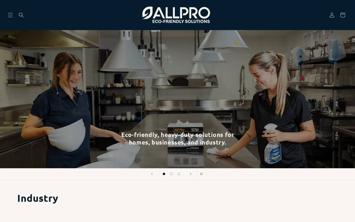 all-pro.com.au homepage screenshot
