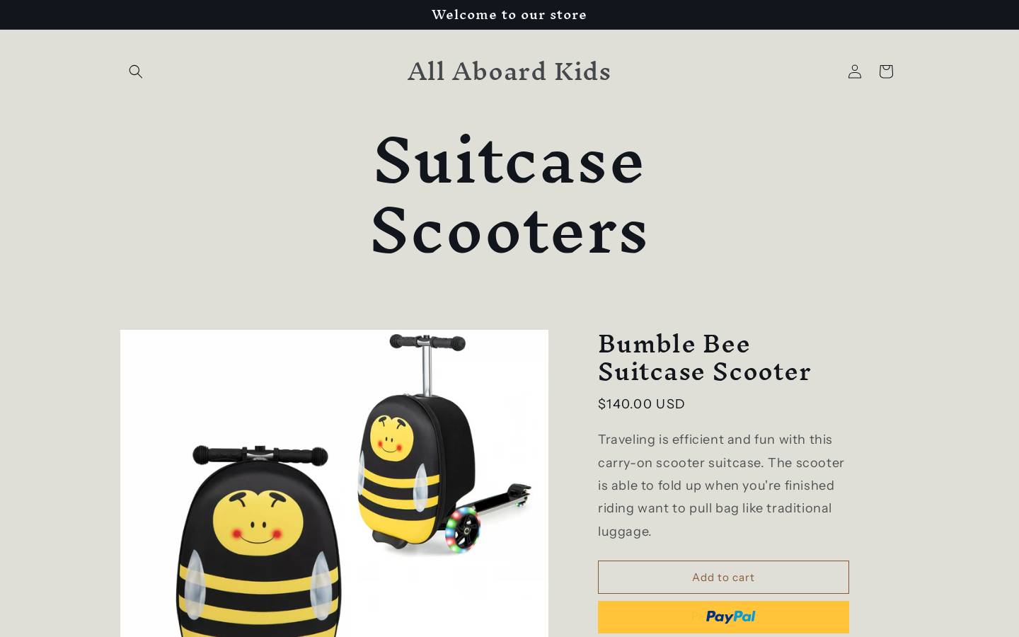 allaboardkids.com homepage screenshot