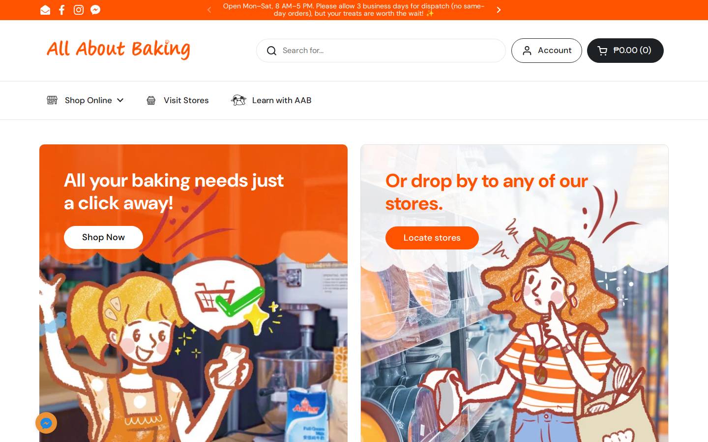 allaboutbaking.ph homepage screenshot