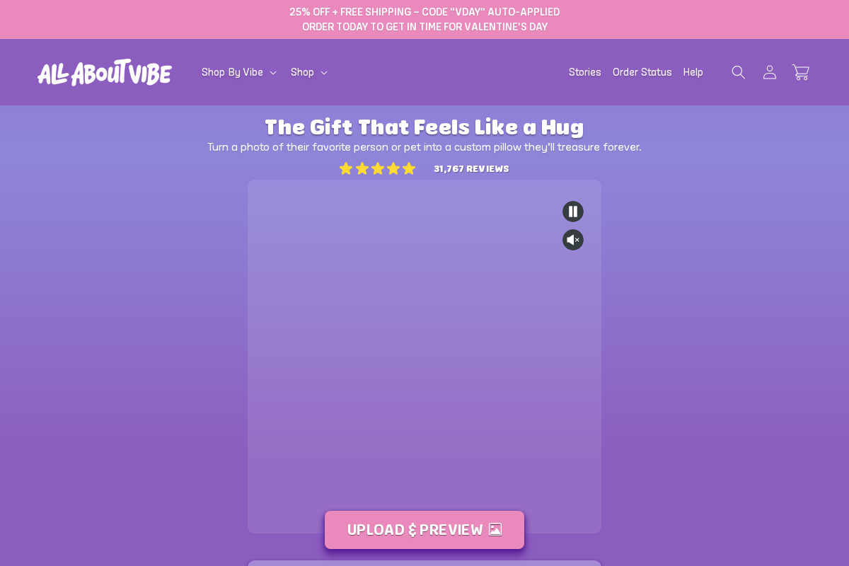 Allaboutvibe homepage screenshot