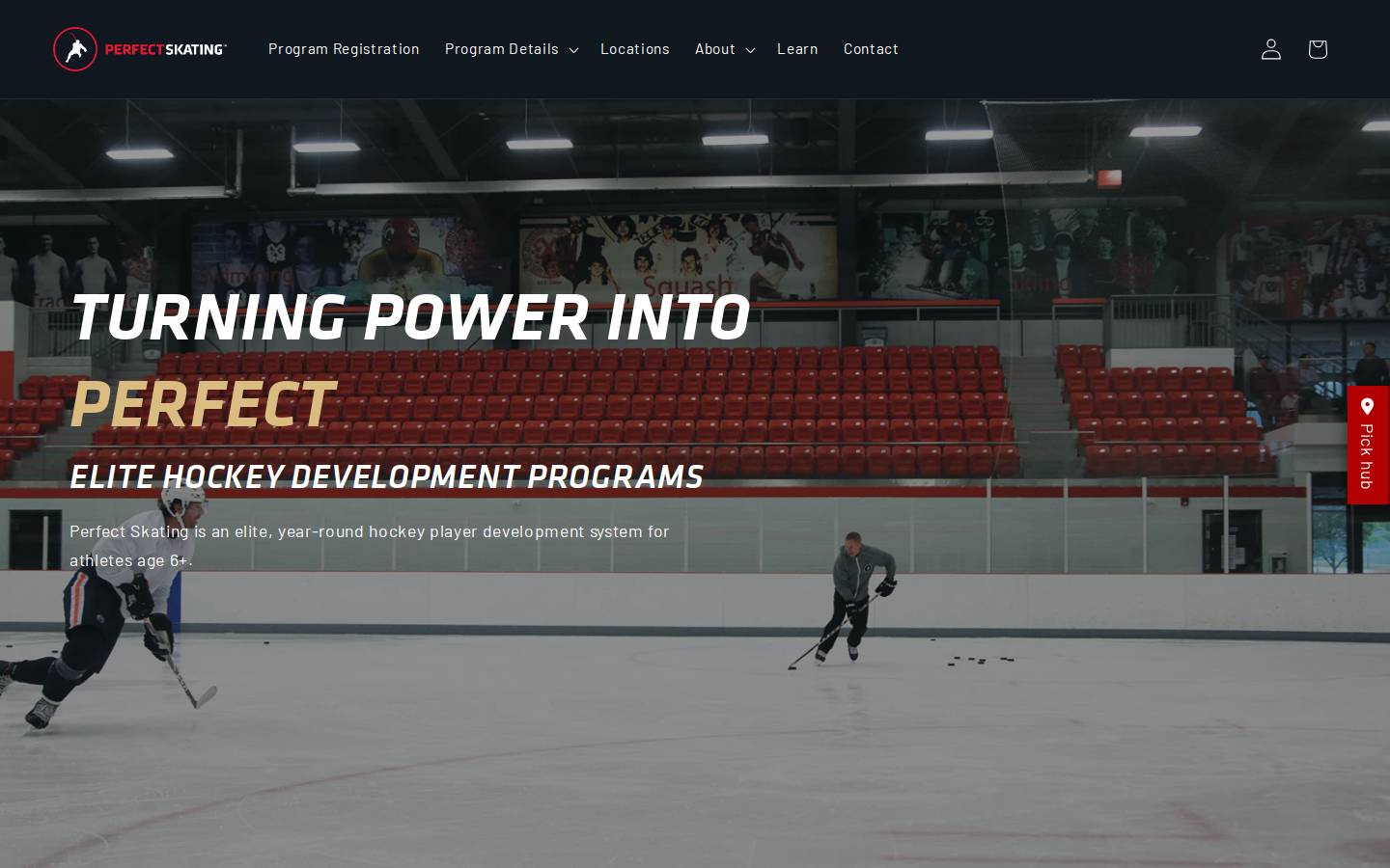 allardperfectskating.com homepage screenshot