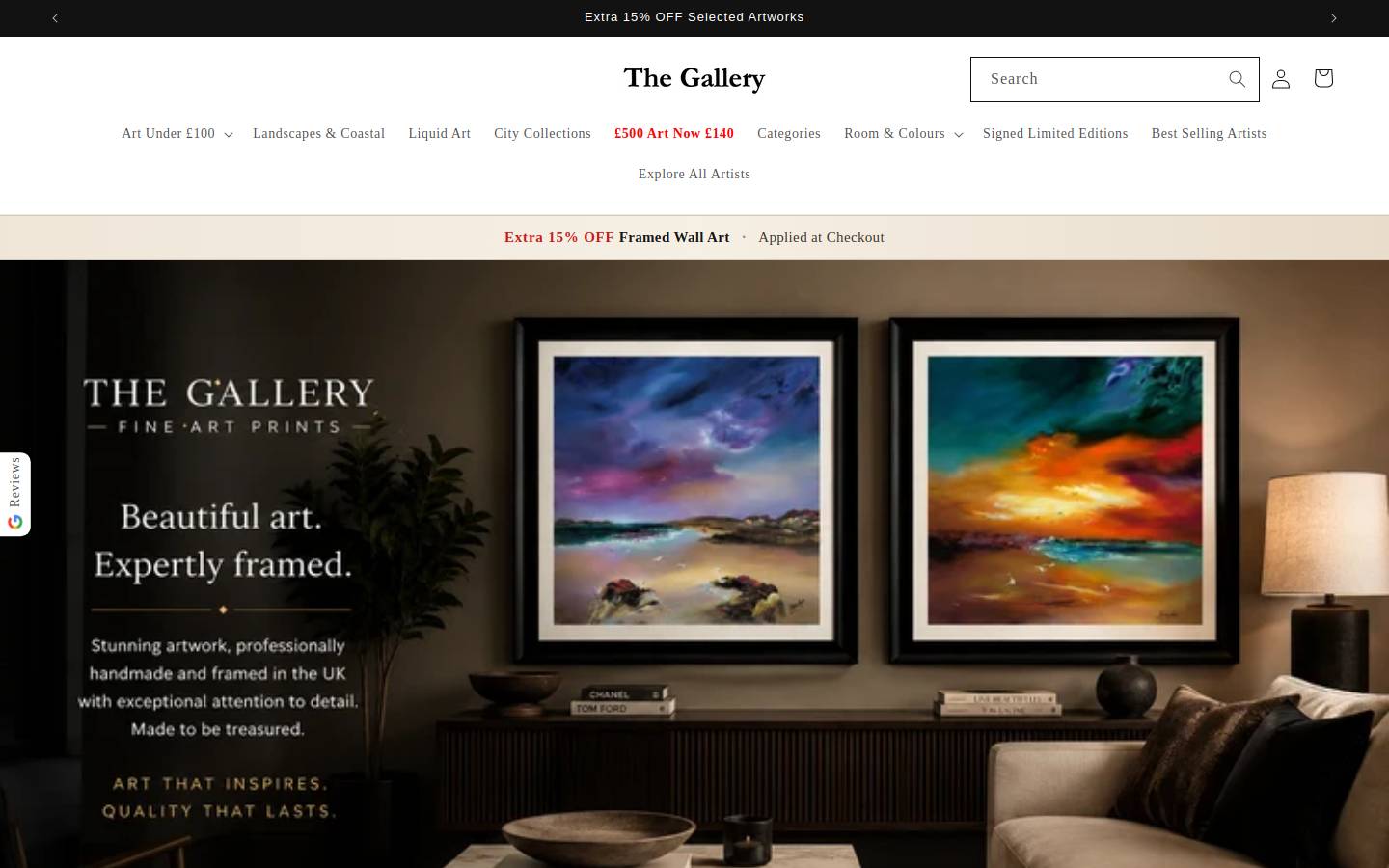 Allartdirect homepage screenshot