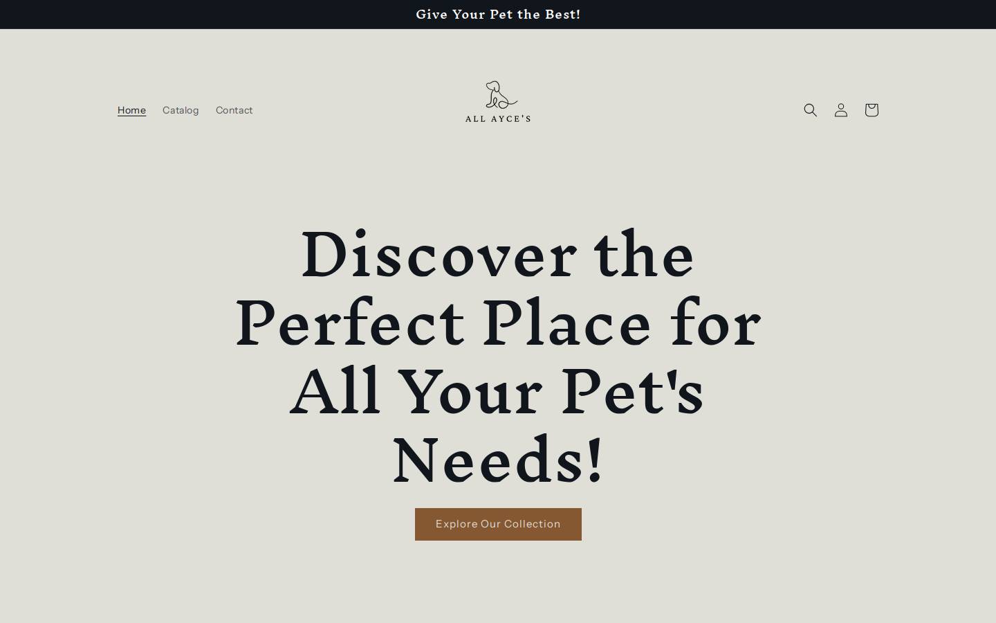 allayces.com homepage screenshot