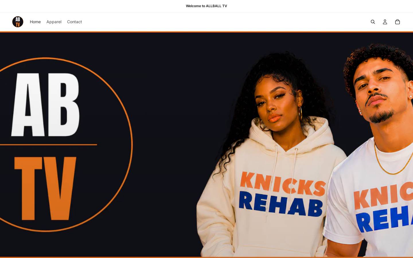 allballtv.com homepage screenshot