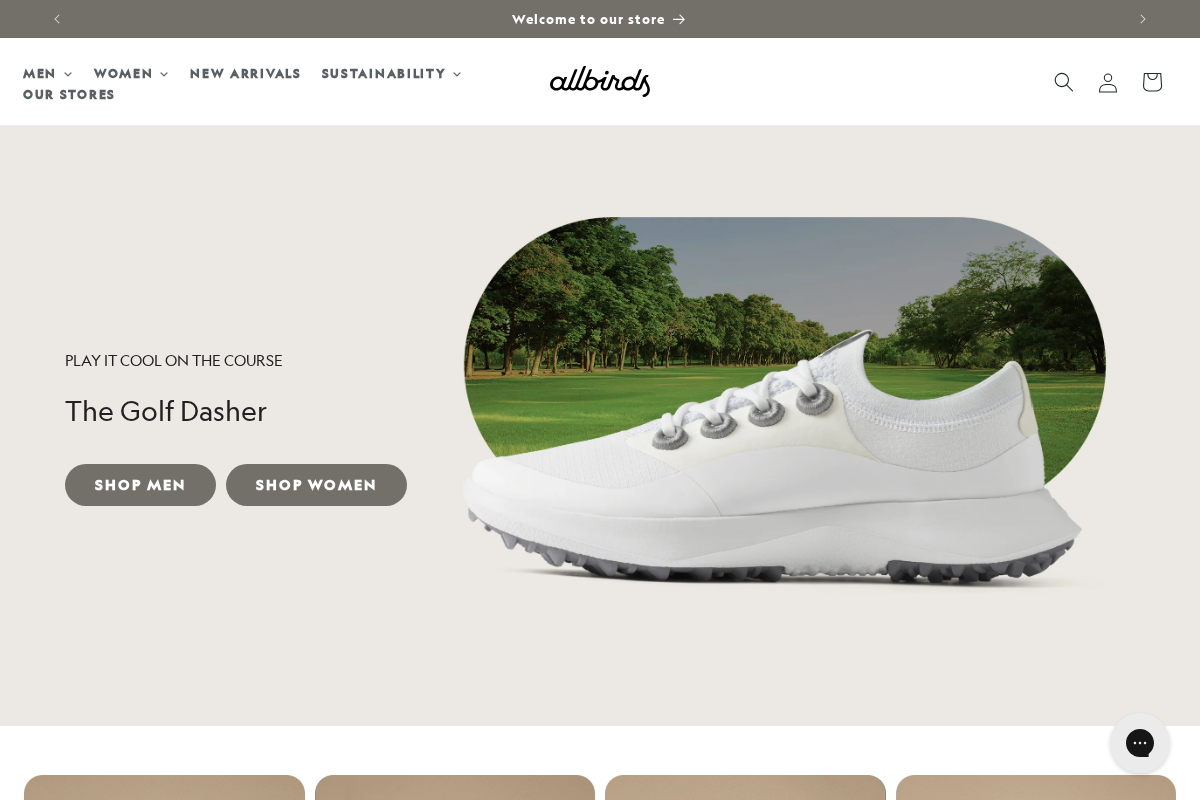 allbirds.co.nz homepage screenshot