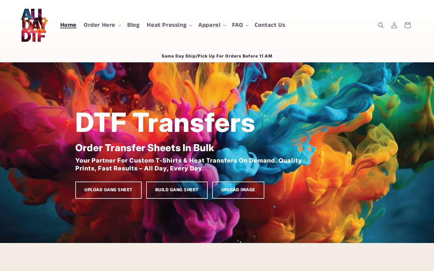 alldaydtf.com homepage screenshot