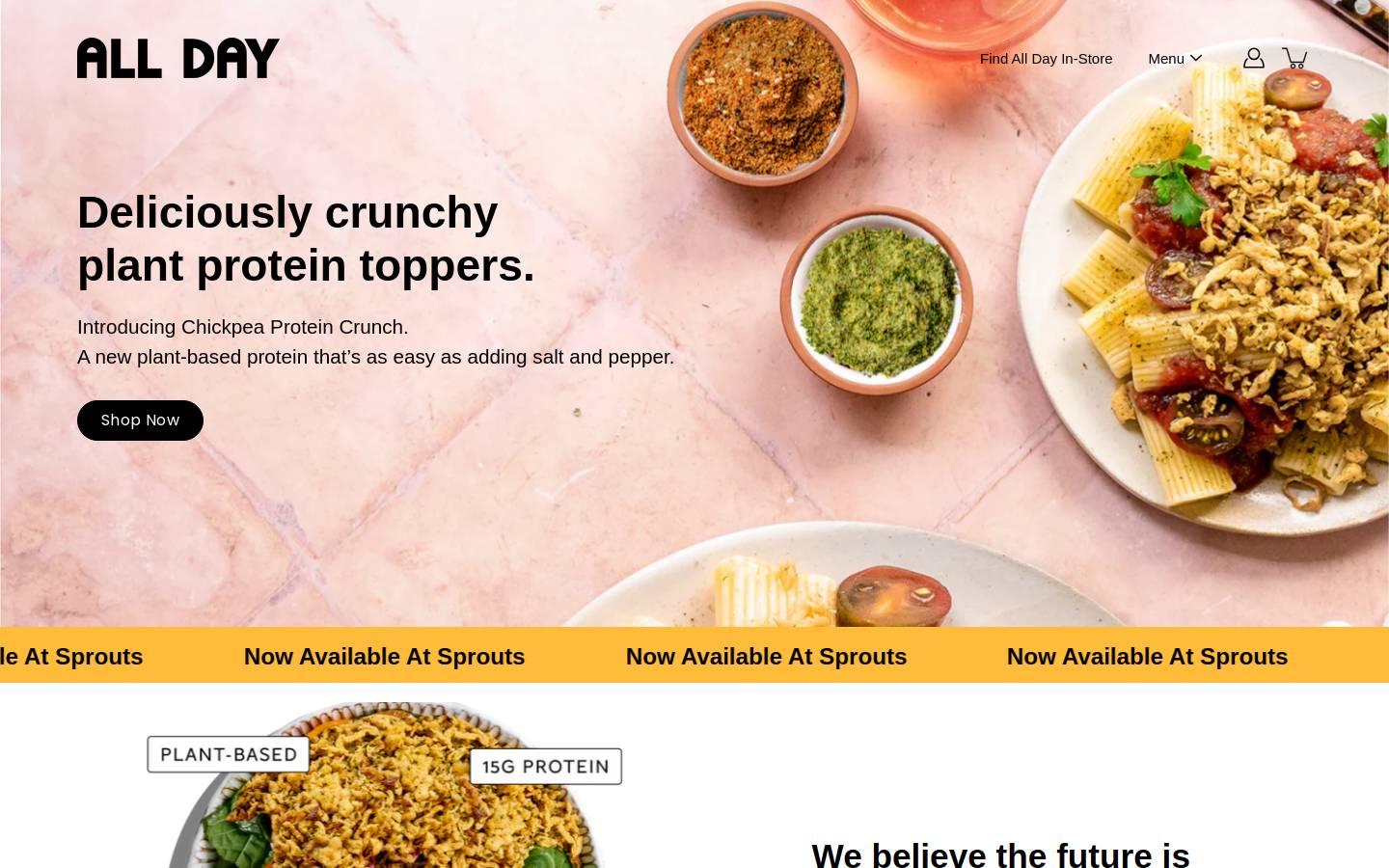alldayflavors.com homepage screenshot