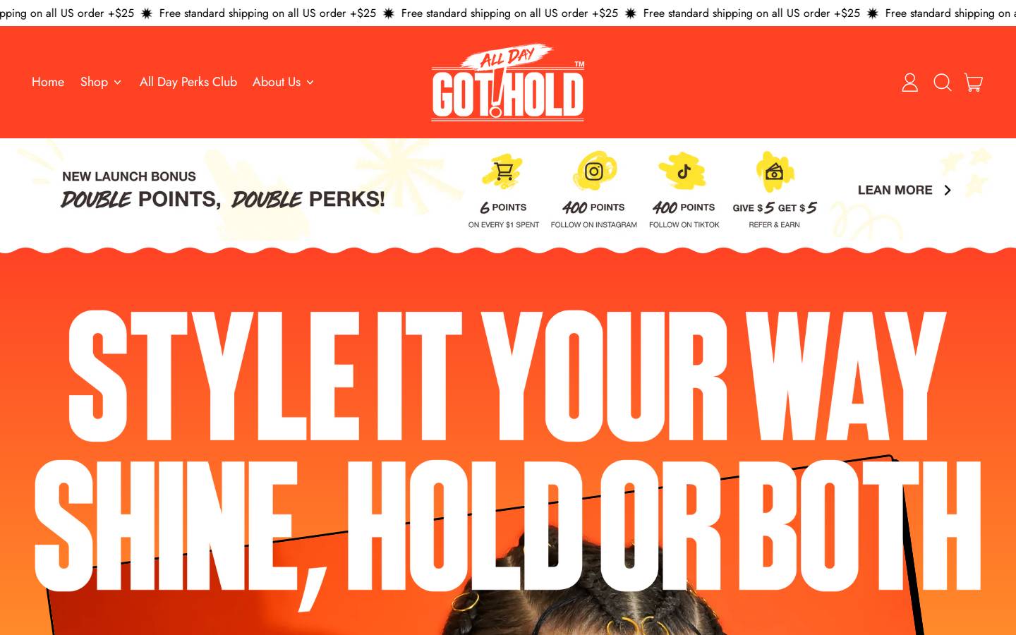 alldaygothold.com homepage screenshot