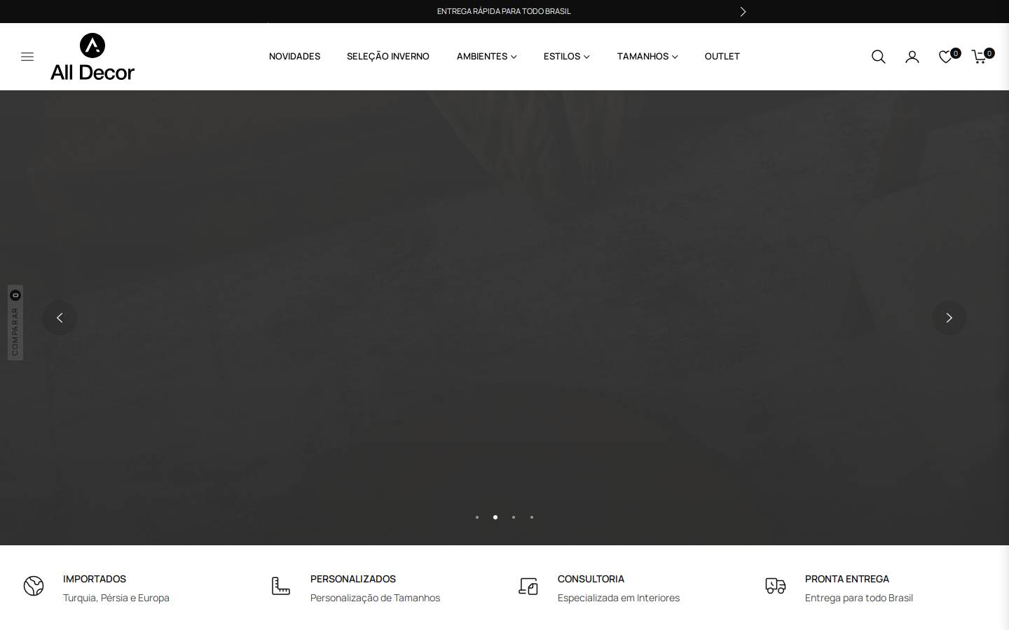 alldecor.com.br homepage screenshot
