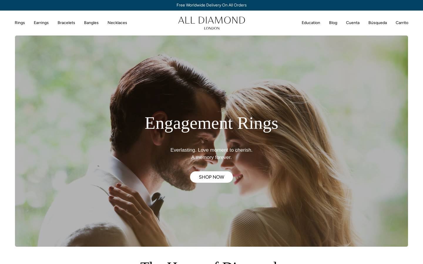 alldiamond.es homepage screenshot
