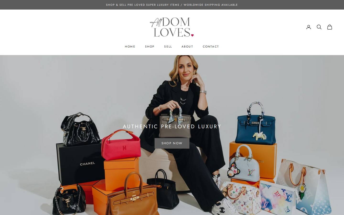 alldomloves.com homepage screenshot
