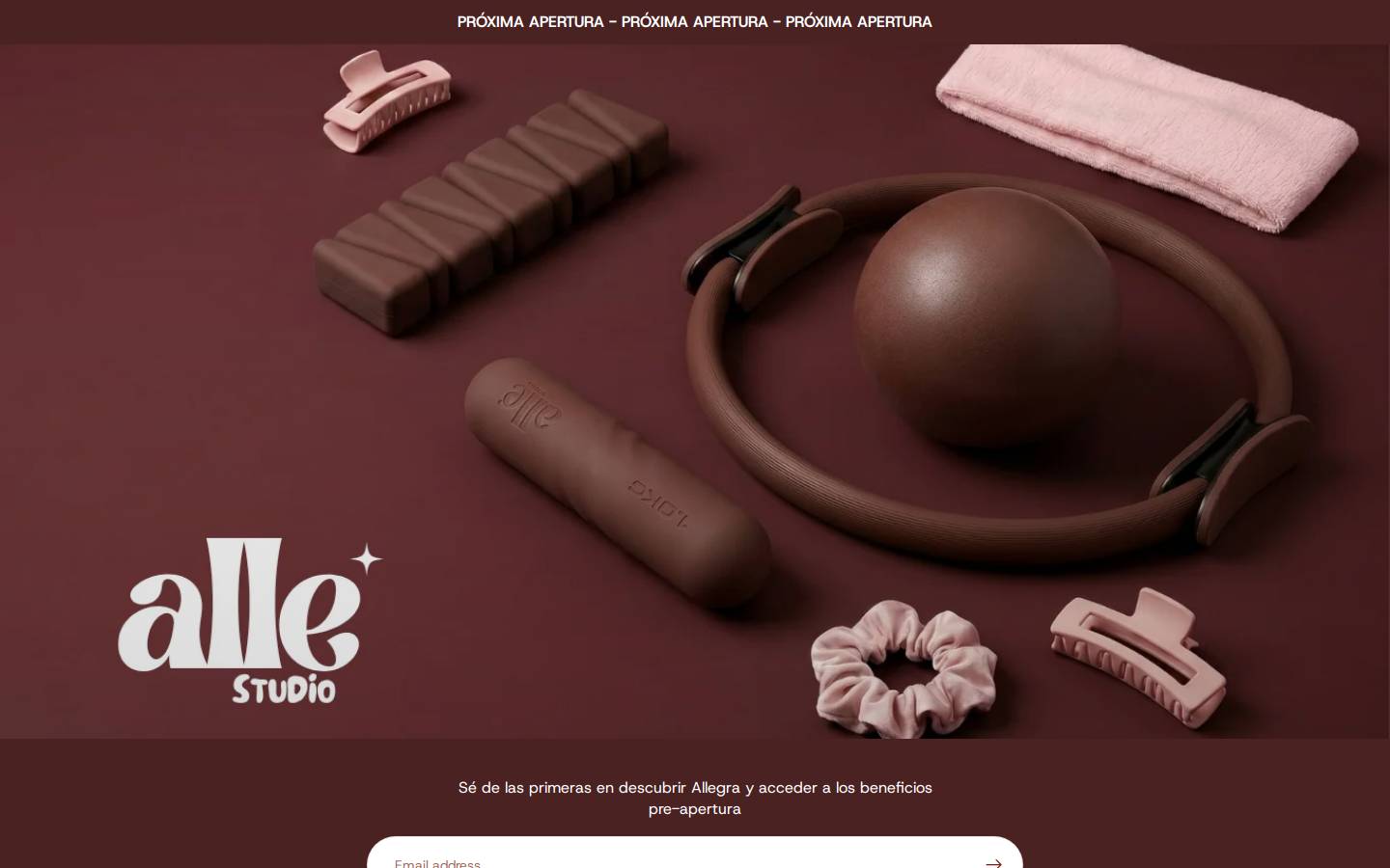 allegrastudio.es homepage screenshot