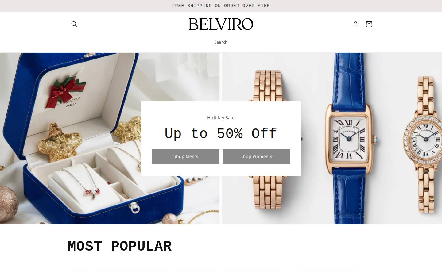 allegriwatches.com homepage screenshot