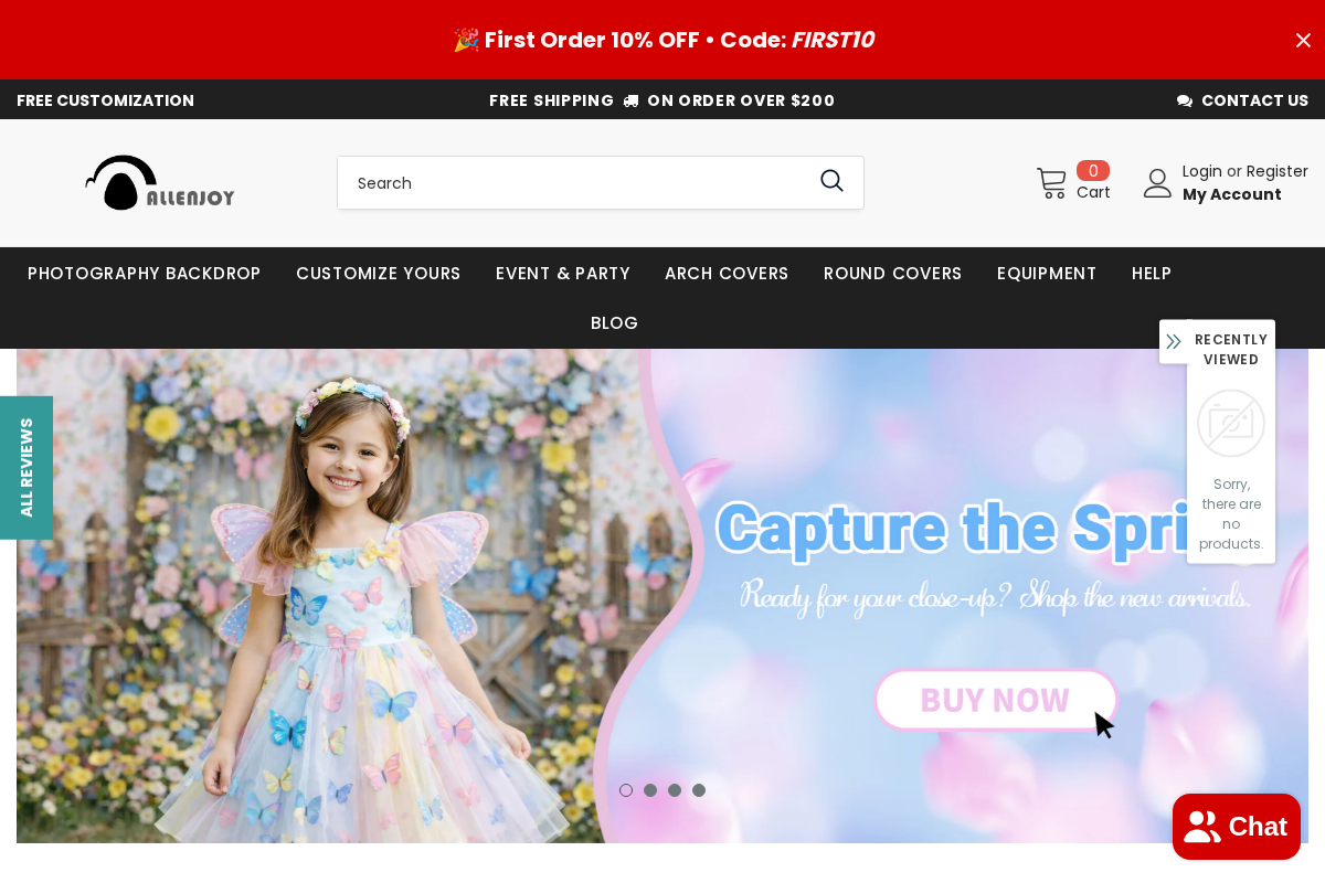 Allenjoystudio homepage screenshot