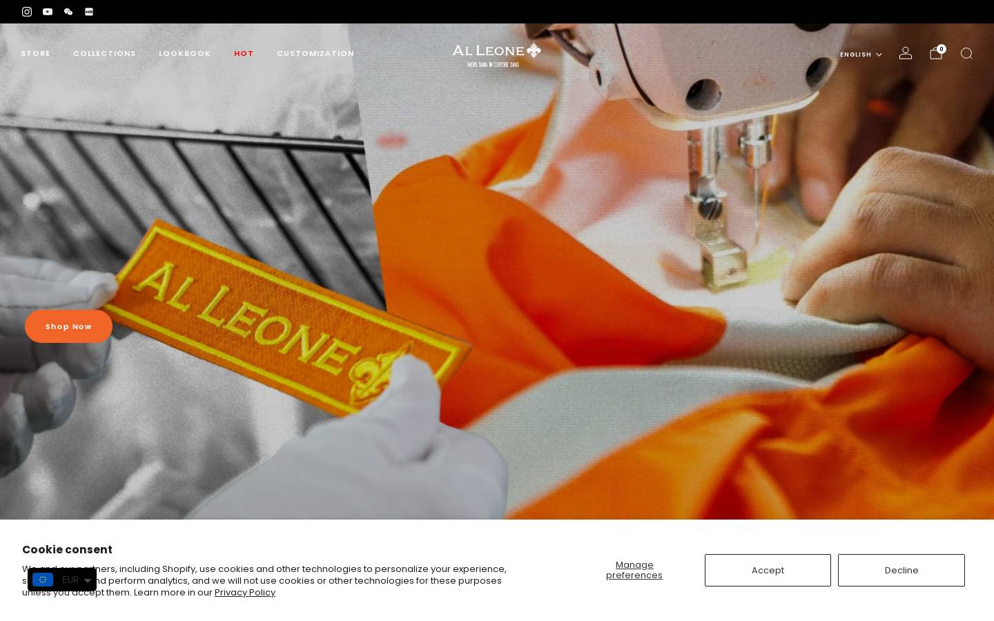 alleone.shop homepage screenshot