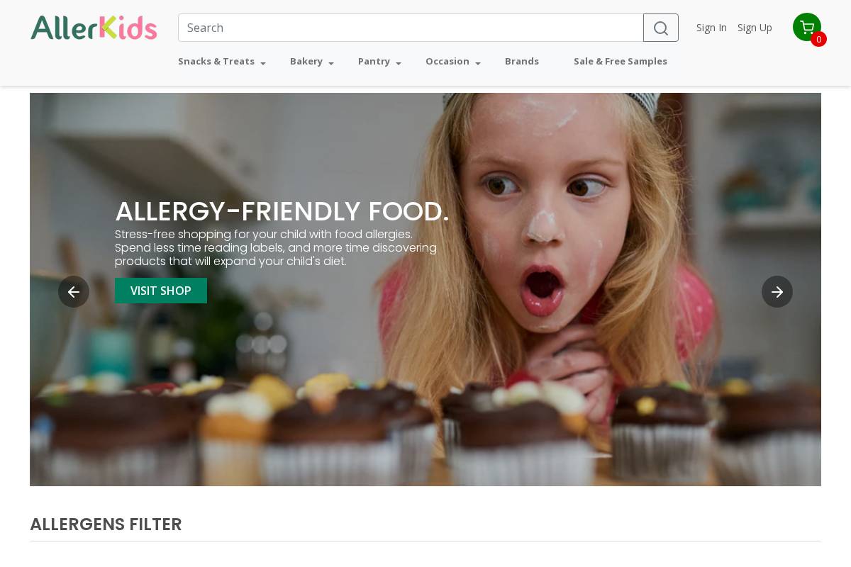 allerkids.com homepage screenshot