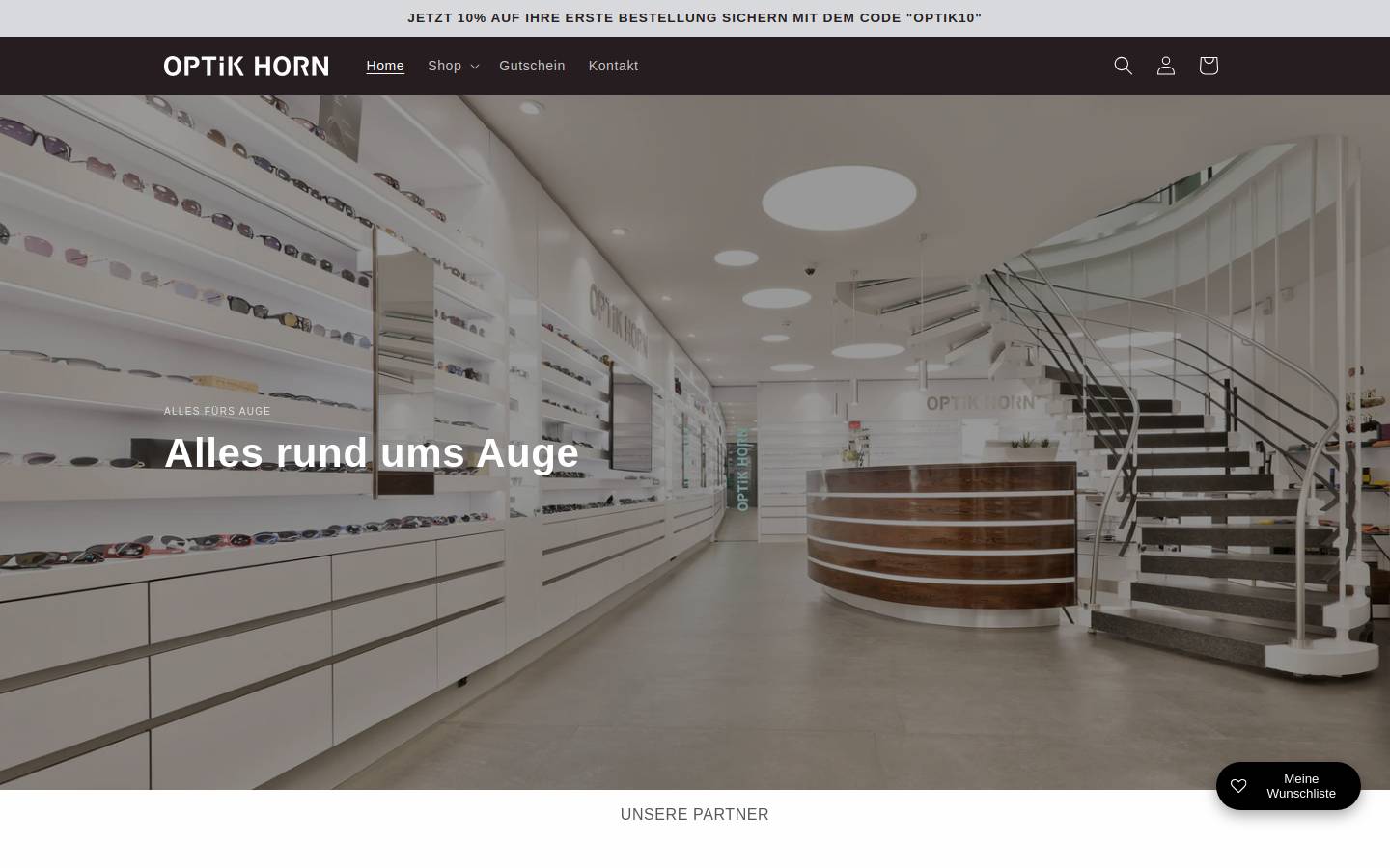 allesfuersauge.com homepage screenshot